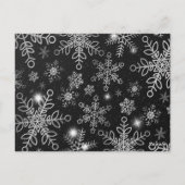 Carte Postale Snow Flakes 8 (Dos)