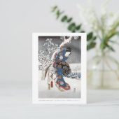 Carte postale Snow Geisha (Debout devant)