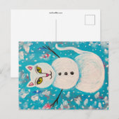 Carte Postale Snow Kitty (Devant / Derrière)