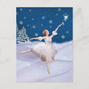 Carte Postale Snow Queen Ballerina Postcard