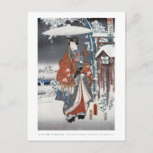 Carte Postale Snow Samurai Postcard (Devant)