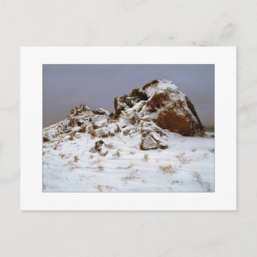 Carte Postale Snow Stones (Devant)