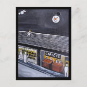 Carte Postale Snow Town Painting by Alfred Fox (Devant)