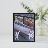 Carte Postale Snow Town Painting by Alfred Fox (Debout devant)