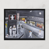 Carte Postale Snow Town Painting by Alfred Fox (Devant)