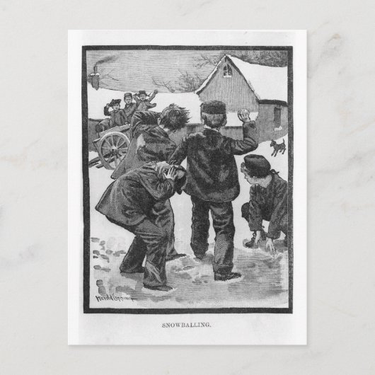 Carte Postale Snowballing ! (Devant)