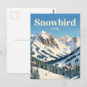 Carte Postale Snowbird, Utah, États-Unis (Devant / Derrière)