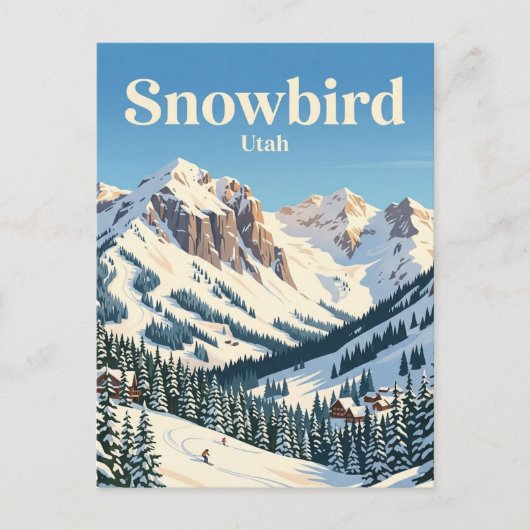 Carte Postale Snowbird, Utah, États-Unis (Devant)