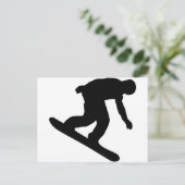 Carte Postale Snowboard (Debout devant)