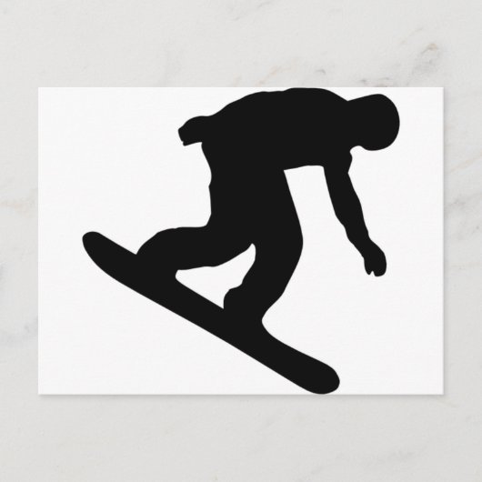 Carte Postale Snowboard (Devant)