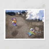 Carte Postale snowboard (Devant)