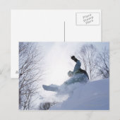 Carte Postale Snowboard 13 (Devant / Derrière)