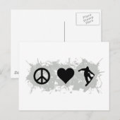 Carte Postale Snowboard 3 (Devant / Derrière)