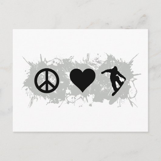Carte Postale Snowboard 3 (Devant)