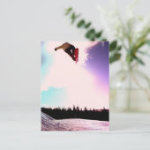 Carte postale Snowboard Air (Debout devant)