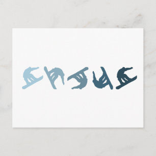 Carte Postale Snowboard extrême