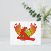 Carte Postale snowboard : hi-fi : (Debout devant)