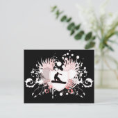 Carte Postale snowboard : hi-fi : (Debout devant)