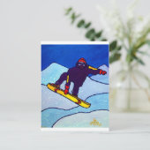 Carte Postale Snowboard par Piliero (Debout devant)