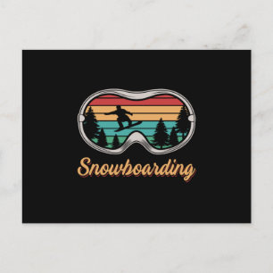 Carte Postale Snowboard Snowboard Snowboard Snowboardeur Ski Fun