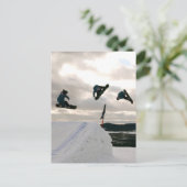 Carte postale Snowboard Trits (Debout devant)