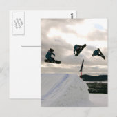 Carte postale Snowboard Trits (Devant / Derrière)