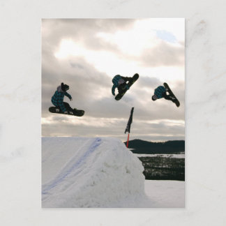 Carte postale Snowboard Trits