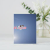 Carte Postale Snowboarder volant à travers l'air (Debout devant)