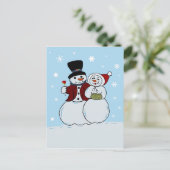 Carte Postale Snowcouple (Debout devant)