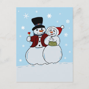 Carte Postale Snowcouple