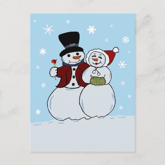Carte Postale Snowcouple (Devant)