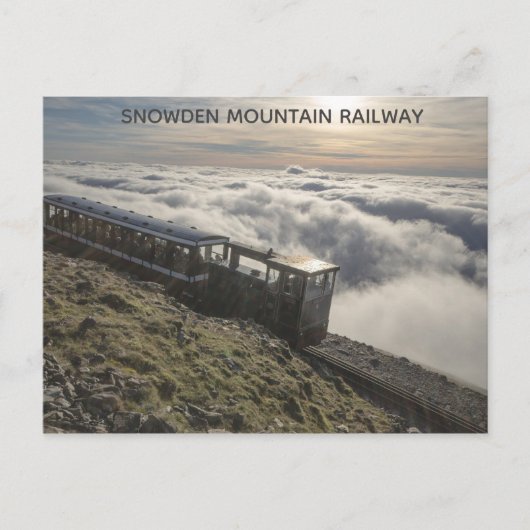Carte Postale Snowden Mountain Railway Wales Photo de voyage (Devant)