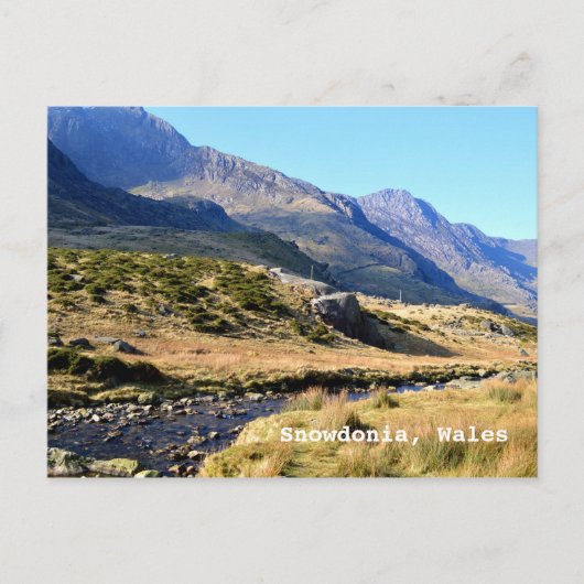 Carte Postale Snowdonia au Pays de Galles (Devant)