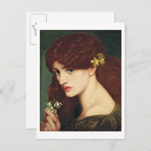 Carte Postale Snowdrops, 1873 (huile sur toile) (Devant / Derrière)