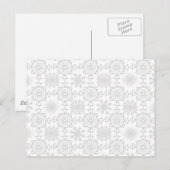 Carte Postale Snowfill pâle (Devant / Derrière)