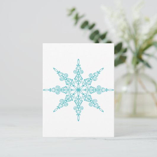 CARTE POSTALE SNOWFLAKE (Debout devant)