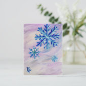 Carte postale Snowflake ACEO (Debout devant)