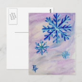 Carte postale Snowflake ACEO (Devant / Derrière)