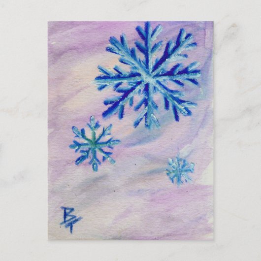 Carte postale Snowflake ACEO (Devant)