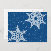Carte postale Snowflakes (Devant / Derrière)