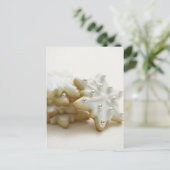 Carte Postale Snowflakes Cookies (Debout devant)