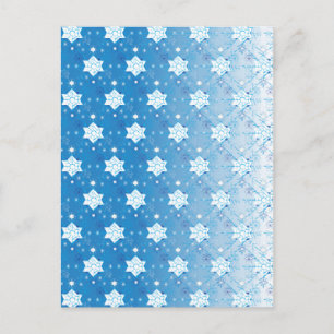 Carte Postale Snowflakes motif I