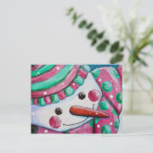 Carte Postale Snowgirl (Debout devant)