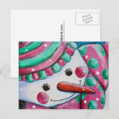 Carte Postale Snowgirl (Devant / Derrière)