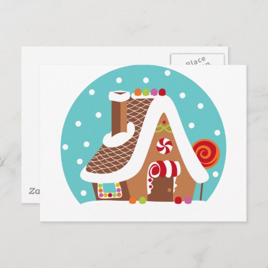 Carte Postale Snowglobe (Devant / Derrière)