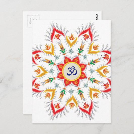 Carte Postale "Sn'owm' flakes ! ! !" (Devant / Derrière)