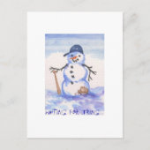 Carte Postale Snowman (Devant)