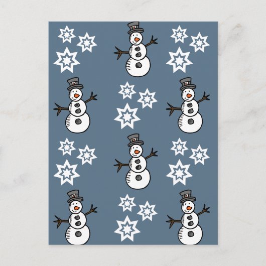 Carte Postale Snowman (Devant)