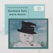 Carte postale Snowman (Devant / Derrière)