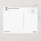 Carte Postale Snowman (Dos)
